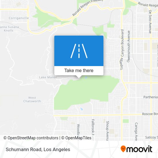 Mapa de Schumann Road