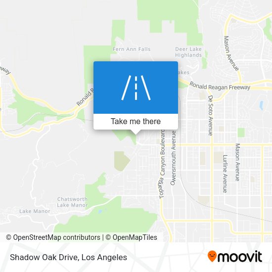 Mapa de Shadow Oak Drive