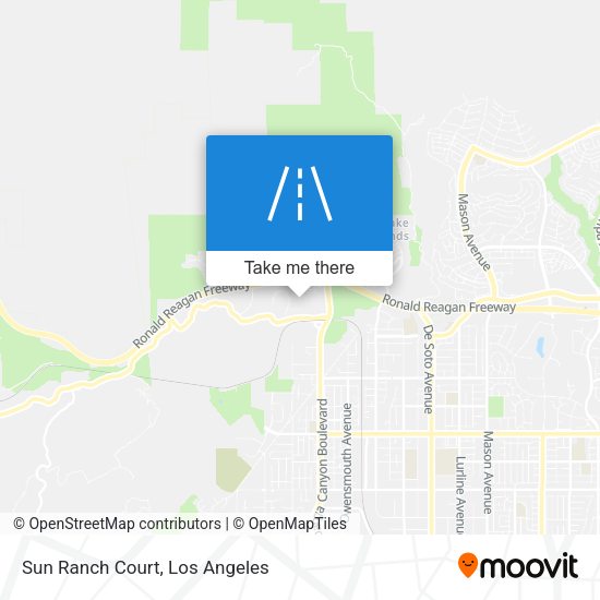 Sun Ranch Court map