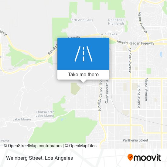 Mapa de Weinberg Street