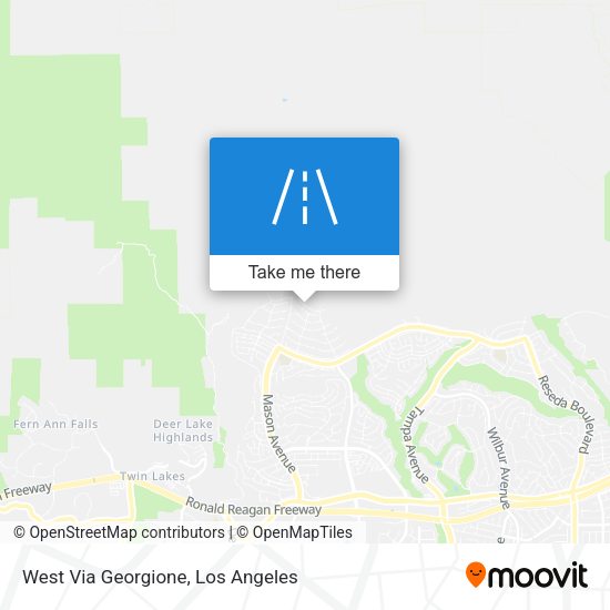 Mapa de West Via Georgione