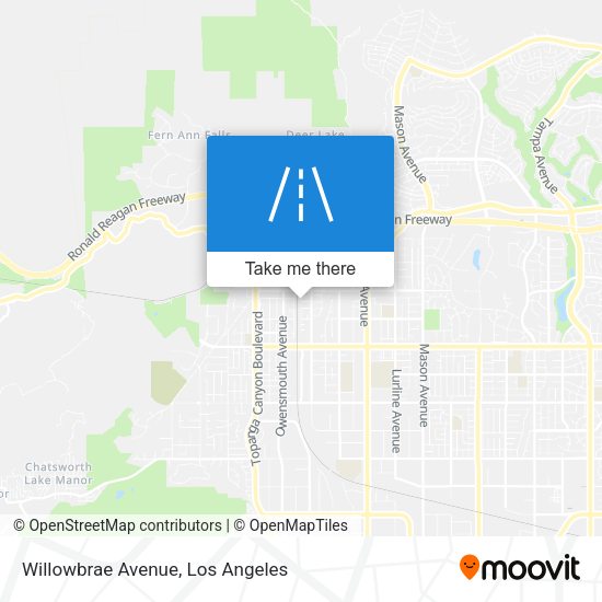 Willowbrae Avenue map