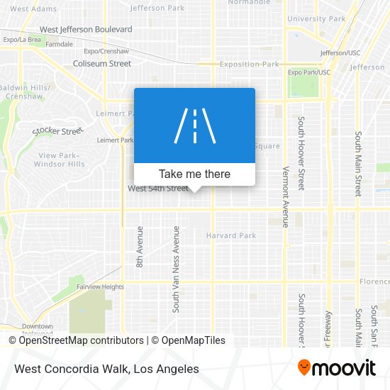 Mapa de West Concordia Walk