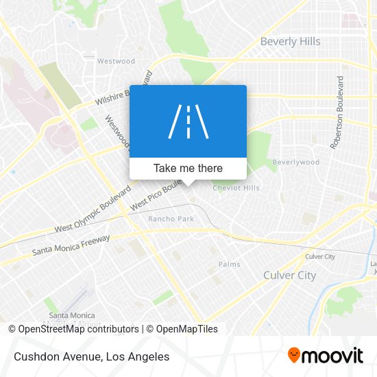 Mapa de Cushdon Avenue