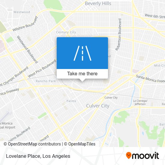 Lovelane Place map