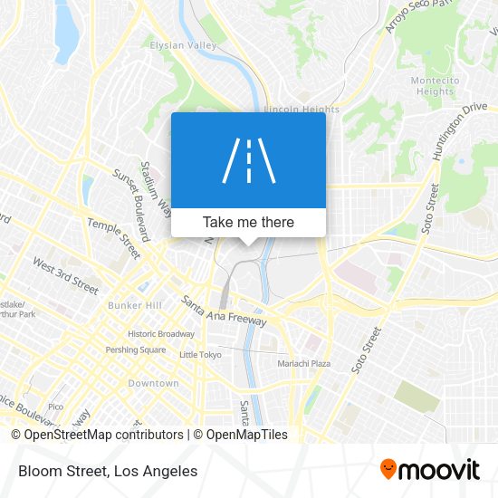 Mapa de Bloom Street