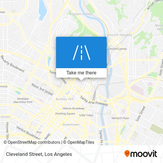 Cleveland Street map