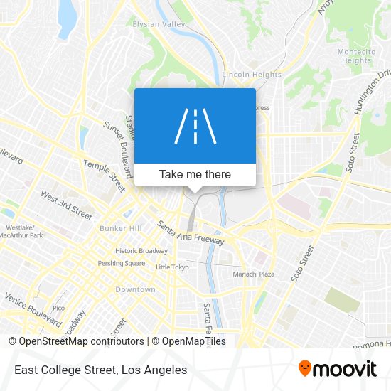 East College Street map