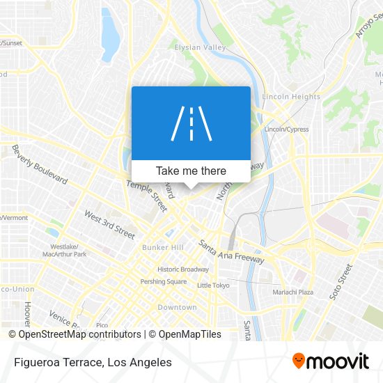 Mapa de Figueroa Terrace