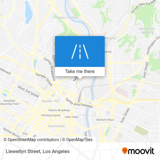 Mapa de Llewellyn Street