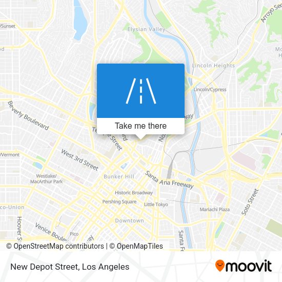 New Depot Street map