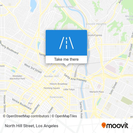 Mapa de North Hill Street