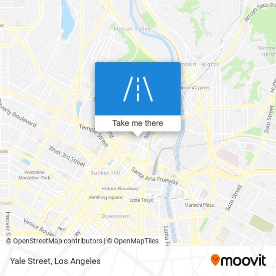 Yale Street map