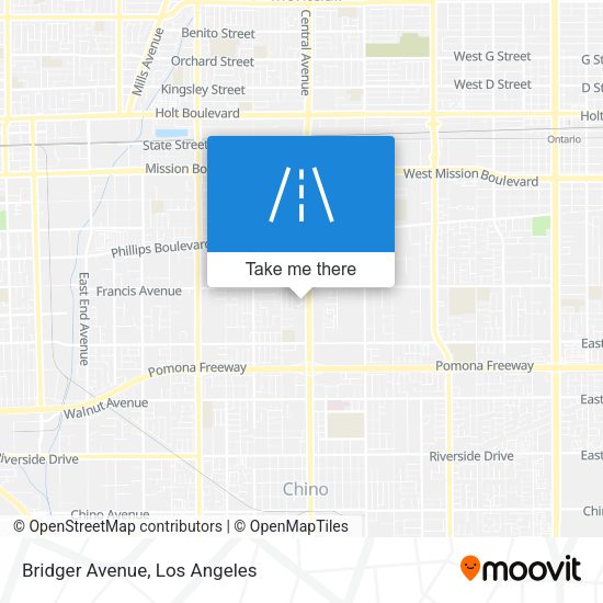 Mapa de Bridger Avenue