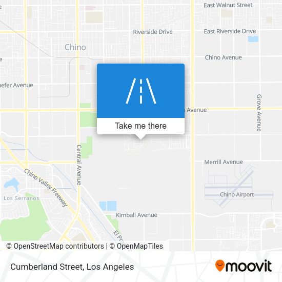 Cumberland Street map