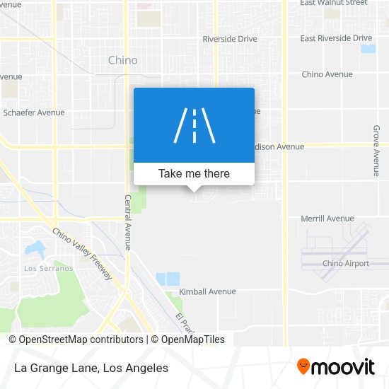 Mapa de La Grange Lane