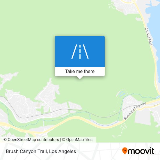 Brush Canyon Trail map