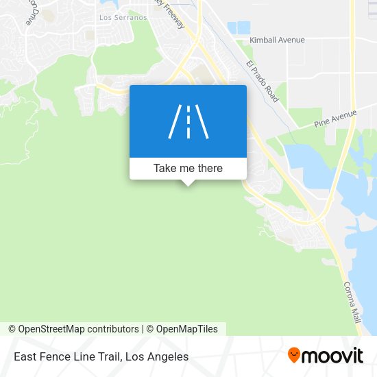 Mapa de East Fence Line Trail