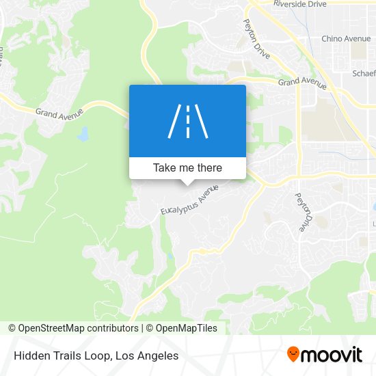 Hidden Trails Loop map