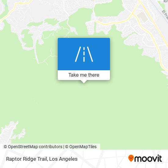 Raptor Ridge Trail map