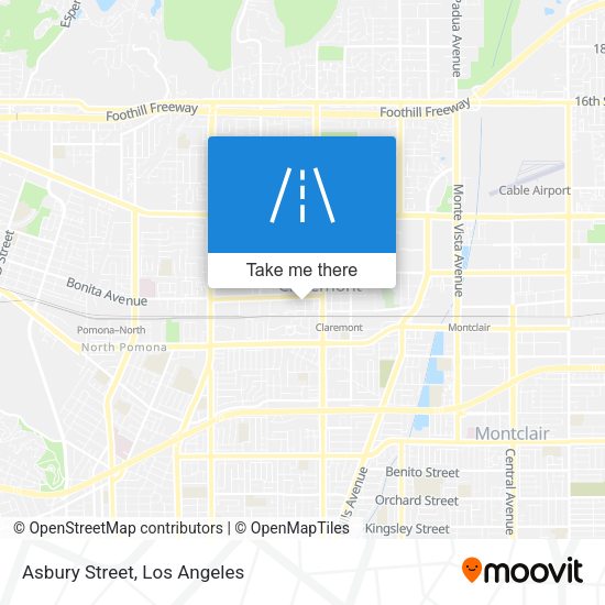 Mapa de Asbury Street