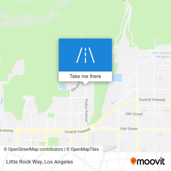 Mapa de Little Rock Way
