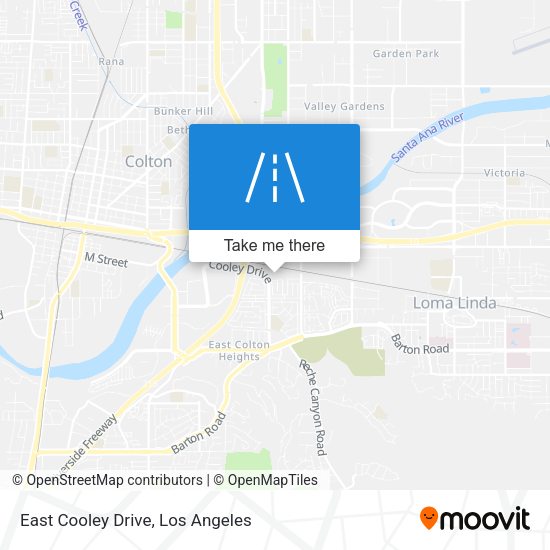 East Cooley Drive map