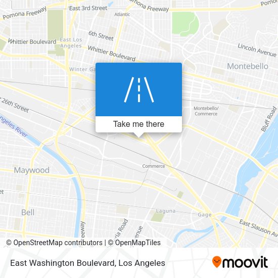 Mapa de East Washington Boulevard