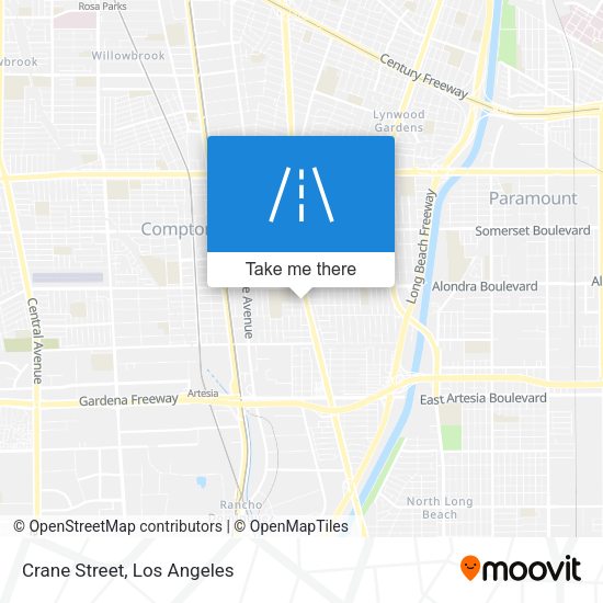 Mapa de Crane Street