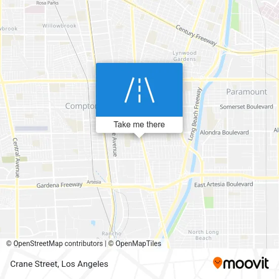 Crane Street map