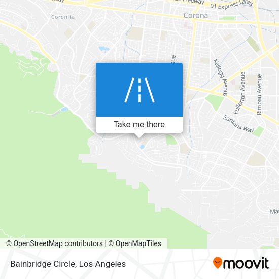 Bainbridge Circle map