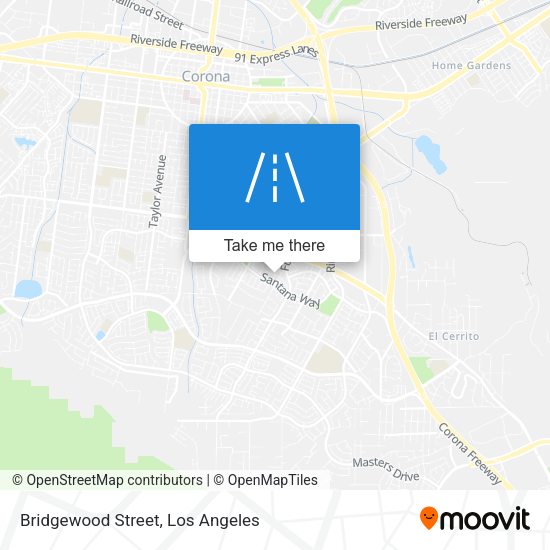 Mapa de Bridgewood Street