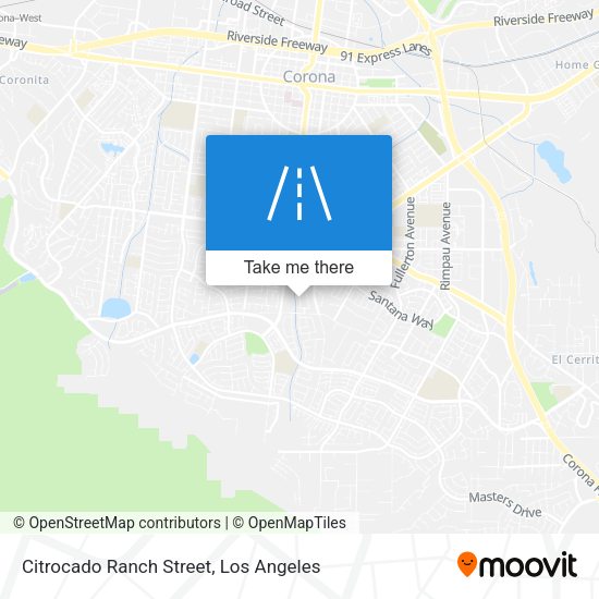 Citrocado Ranch Street map