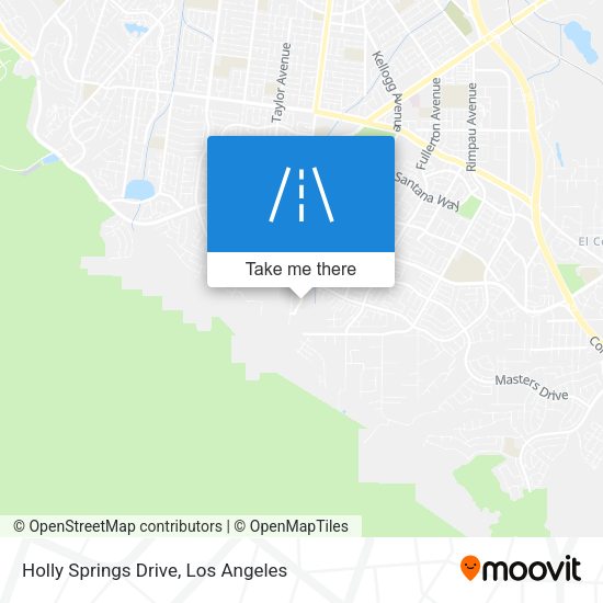 Mapa de Holly Springs Drive