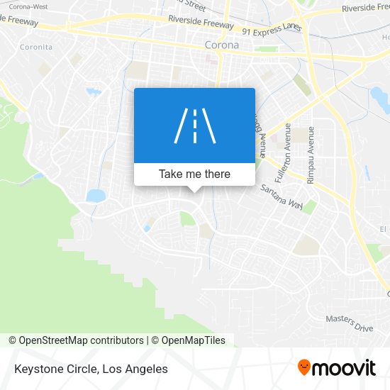 Mapa de Keystone Circle