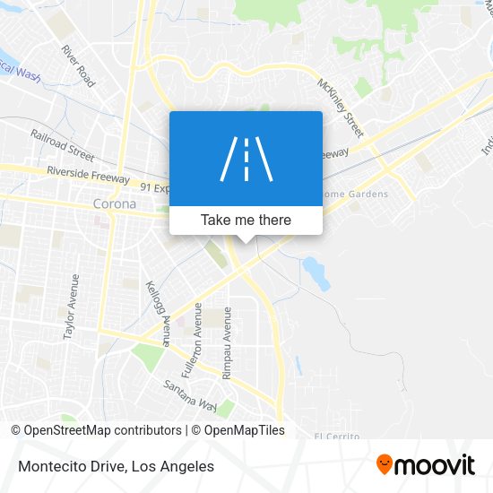 Mapa de Montecito Drive