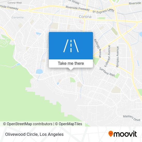 Mapa de Olivewood Circle