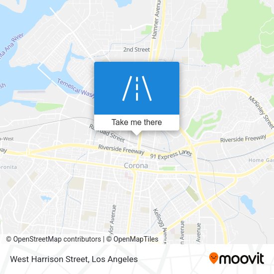 Mapa de West Harrison Street