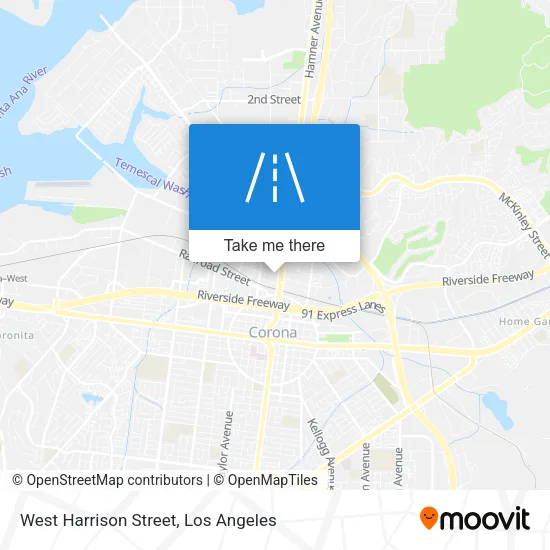 Mapa de West Harrison Street