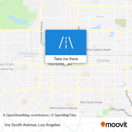 Iris South Avenue map