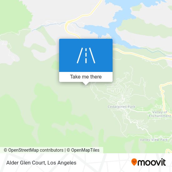 Alder Glen Court map