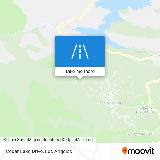 Mapa de Cedar Lake Drive