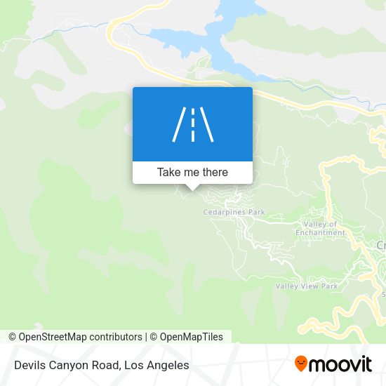 Devils Canyon Road map