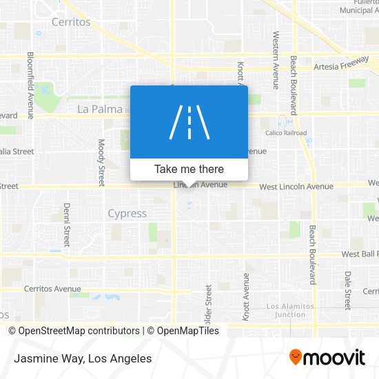 Mapa de Jasmine Way