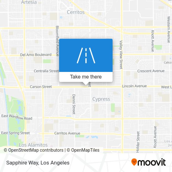 Mapa de Sapphire Way