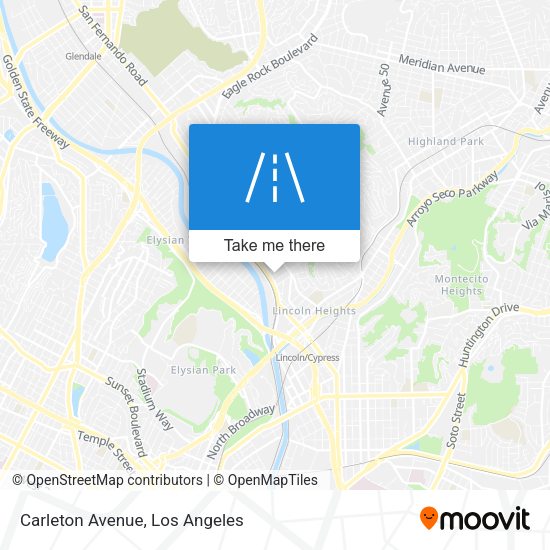 Mapa de Carleton Avenue
