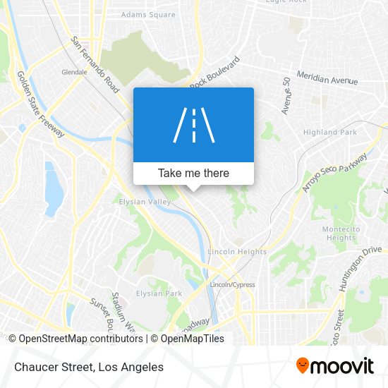 Mapa de Chaucer Street