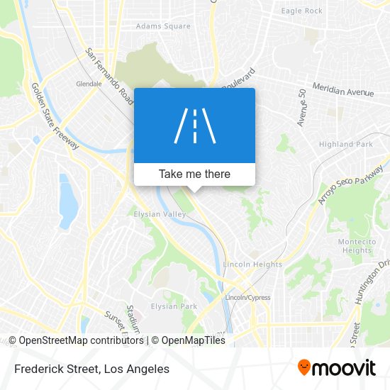 Frederick Street map
