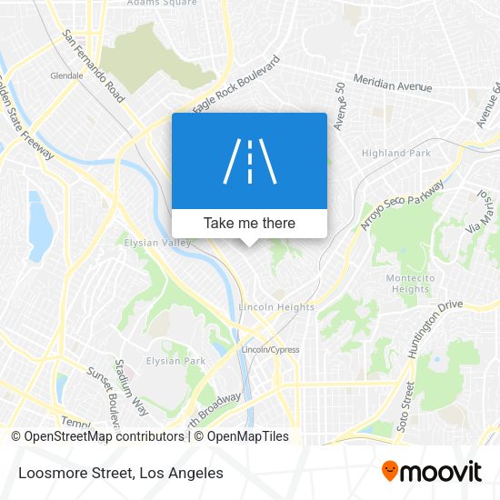 Loosmore Street map