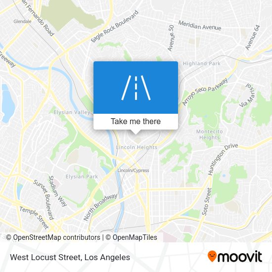 Mapa de West Locust Street